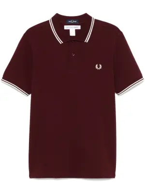 Рубашка поло с вышитым логотипом из коллаборации с Fred Perry