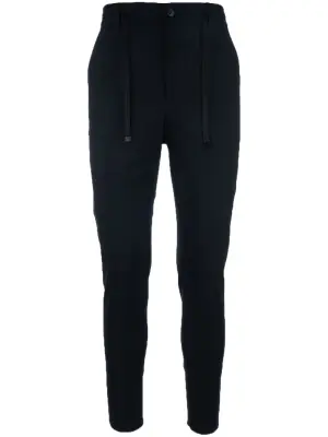 Брюки строгого кроя с кулиской