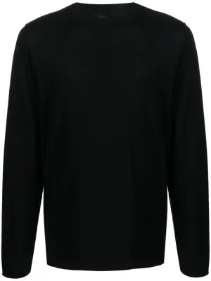 Шерстяной джемпер с длинными рукавами