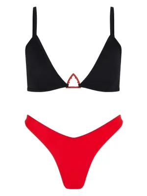 Плавки-бразилиана с завышенной талией