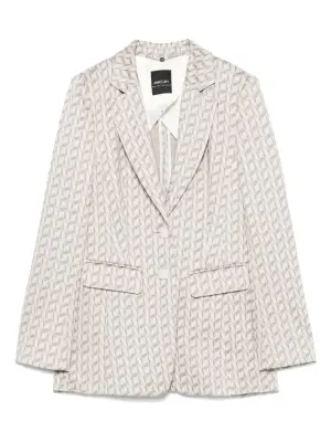 Жаккардовый блейзер с графичным узором