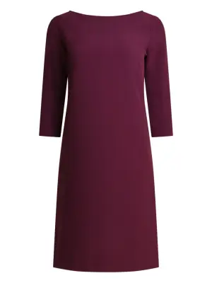 Платье миди с рукавами три четверти