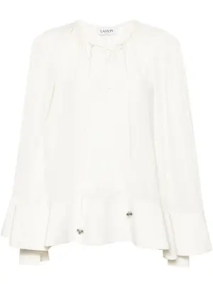 Кафтан с приспущенными плечами и сборками