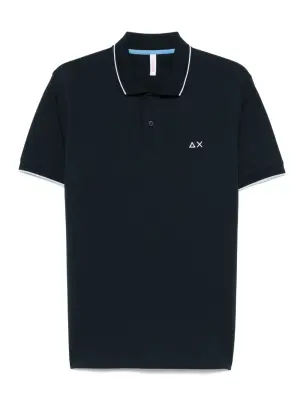 Рубашка поло с вышитым логотипом