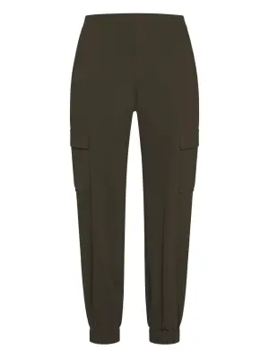 Габардиновые брюки-карго