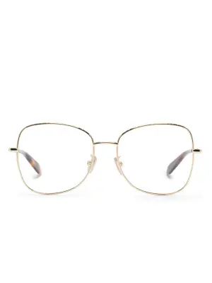 Очки Serpenti в массивной оправе