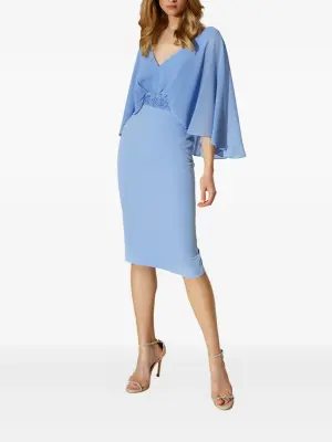 платье мини с кейпом