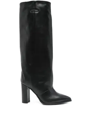 Сапоги с заостренным носком