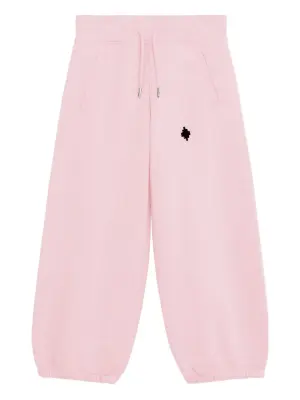 Брюки с кулиской и графичным принтом