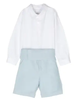 Костюм-двойка из смесового льна