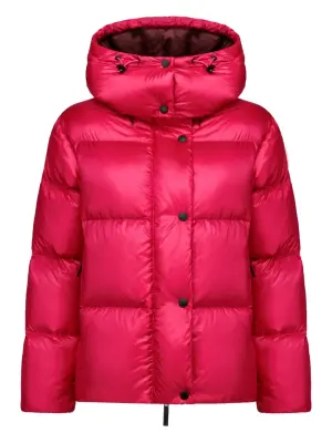 Пуховик на молнии с капюшоном