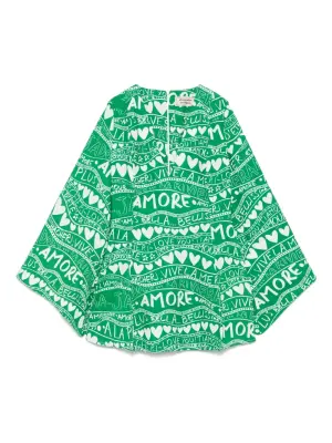 Платье мини с принтом