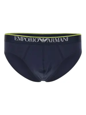 Комплект из двух трусов-брифов с принтом