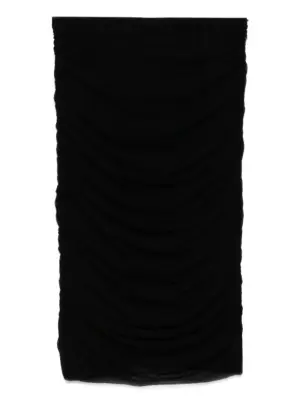 Юбка мини со сборками