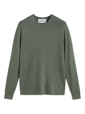 Свитер с ромбами