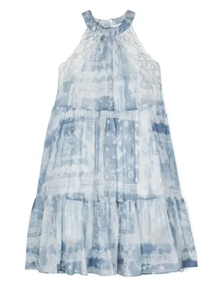 Платье с цветочным принтом