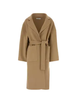 Пальто с поясом