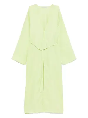 Льняное пальто