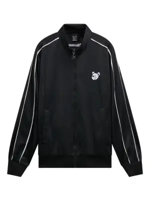 Полосатая куртка на молнии