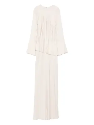 Платье макси Violet с широкими рукавами