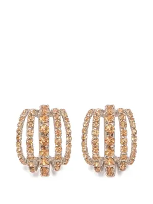 Серьги Shells, украшенные кристаллами