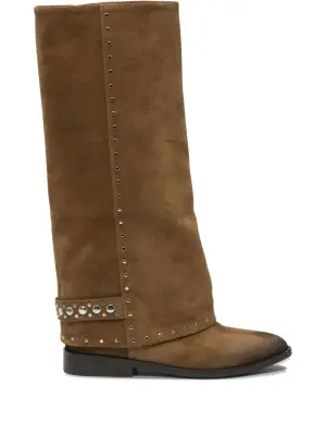 Ботинки с заклепками