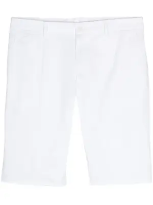 Шорты-бермуды с вышитым логотипом