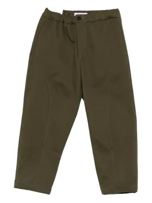 Брюки с декоративной строчкой