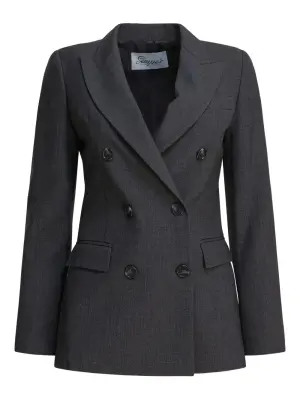 Двубортный блейзер с карманами