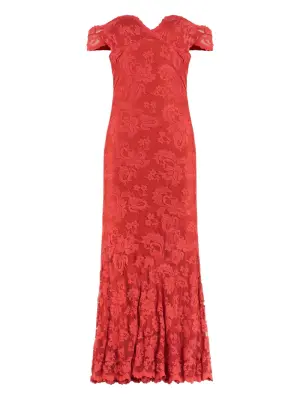 Макси-платье Sandra с открытыми плечами