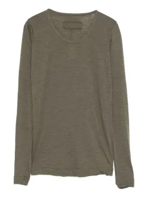 Свитер с круглым вырезом