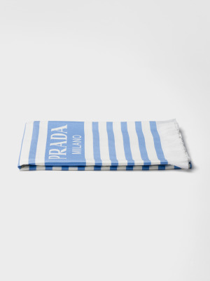 Полотенце для пляжа из хлопка в полоску