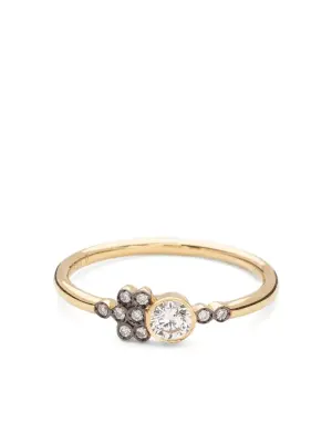 Кольцо La Pierre из желтого золота с бриллиантами