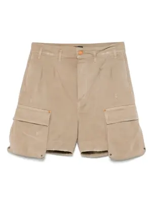 Logo-patch shorts