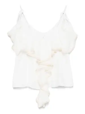 топ с кружевом