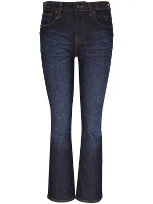 Укороченные джинсы средней посадки