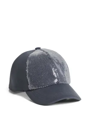 Бейсболка с пайетками