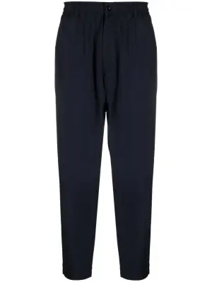 Зауженные брюки с эластичным поясом