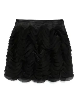 юбка мини с оборками