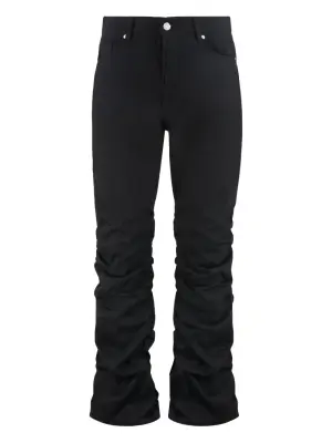 Джинсы со сборками