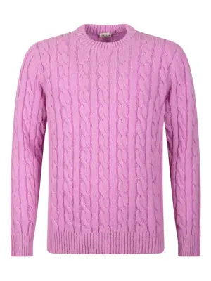 Свитер фактурной вязки