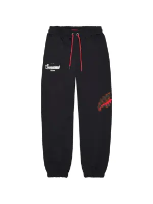 Спортивные брюки с мотивом акулы