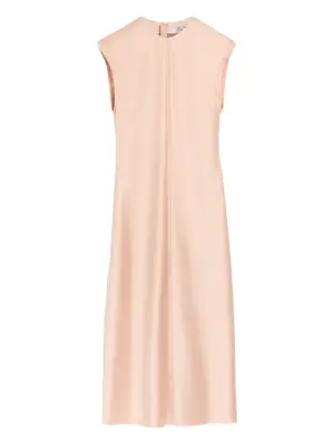 Атласное платье с необработанными краями