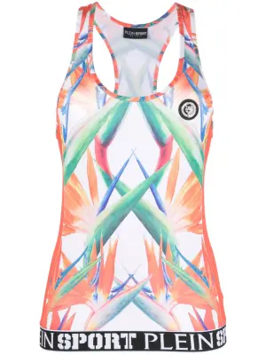 Топ с цветочным принтом