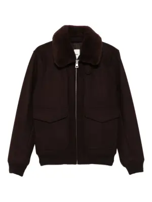 Куртка с меховым воротником