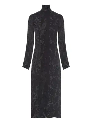 Платье макси с цветочным принтом и завязками