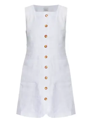 Льняное платье мини