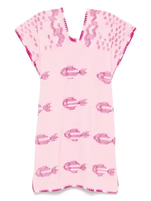 платье мини с принтом White Fish