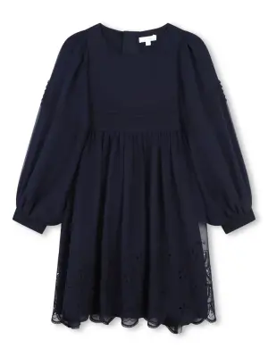 Многослойное шелковое платье