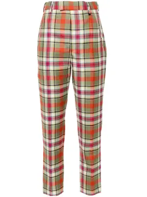 Брюки Cigarette в клетку